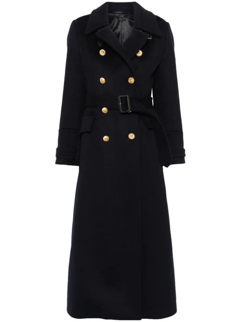 TOM FORD double-breasted military coat - Blue - zdjęcie produktu nr 1