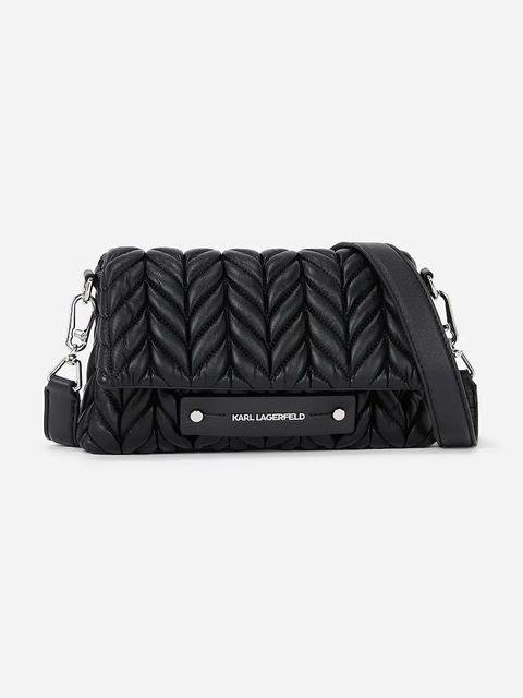 Karl Lagerfeld torebka K/WEAVE kolor czarny A2W30153 - zdjęcie produktu nr 1