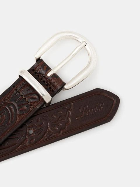 Levi's pasek damski kolor brązowy 000IH-0003 - zdjęcie produktu nr 2