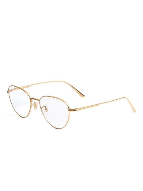 KHAITE oval-frame glasses - Gold - zdjęcie produktu nr 2