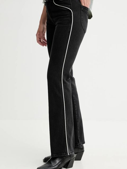 Levi's jeansy WEDGIE BOOT PIPING damskie high waist 003QB