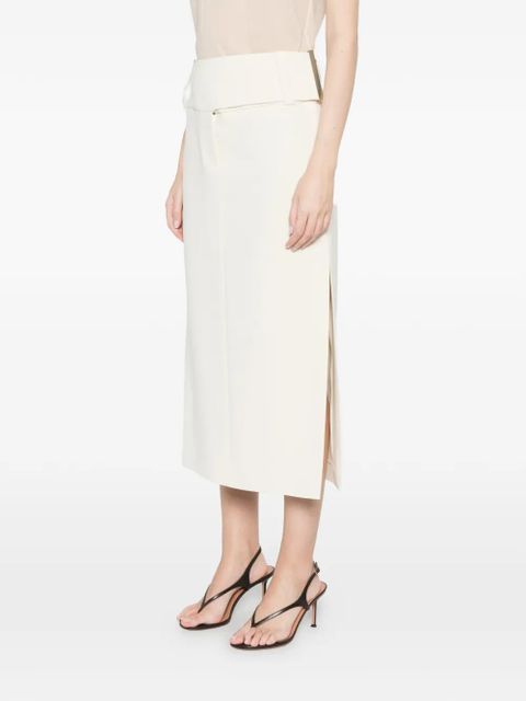Sportmax straight midi skirt - Neutrals