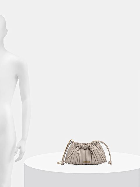 Calvin Klein torebka kolor beżowy LV04F3077G