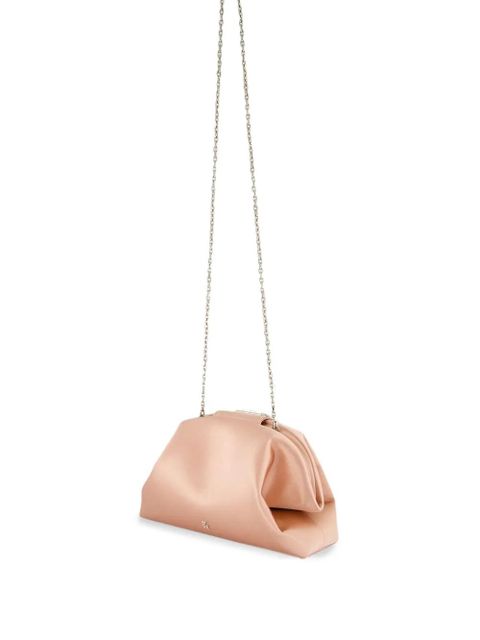 Amina Muaddi Camelia chain-strap clutch - Pink