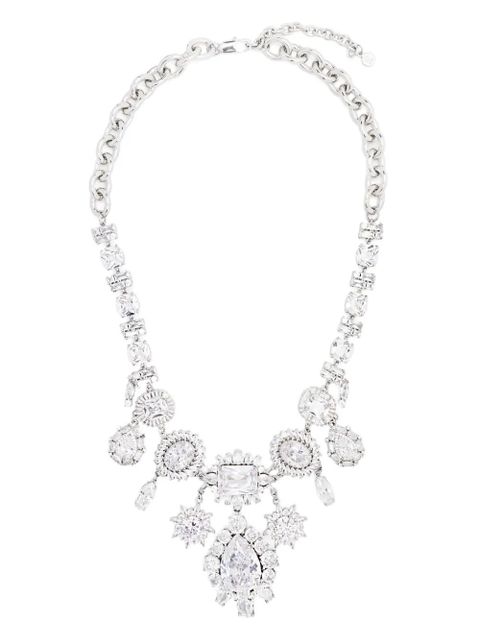 Rabanne crystal-embellished necklace - Silver - zdjęcie produktu nr 1