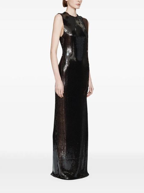 Christopher Esber Opaline sequin cutaway dress - Black - zdjęcie produktu nr 2