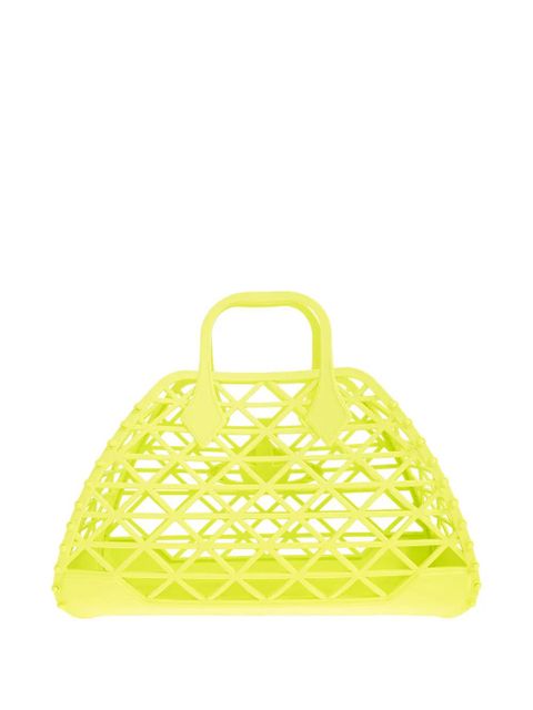 Vivienne Westwood X-Ray Orb-detail lattice tote bag - Green