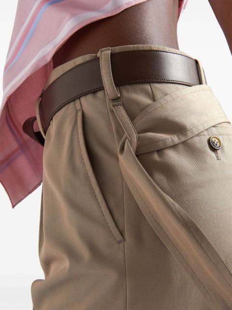 Prada cotton bermuda shorts - Neutrals