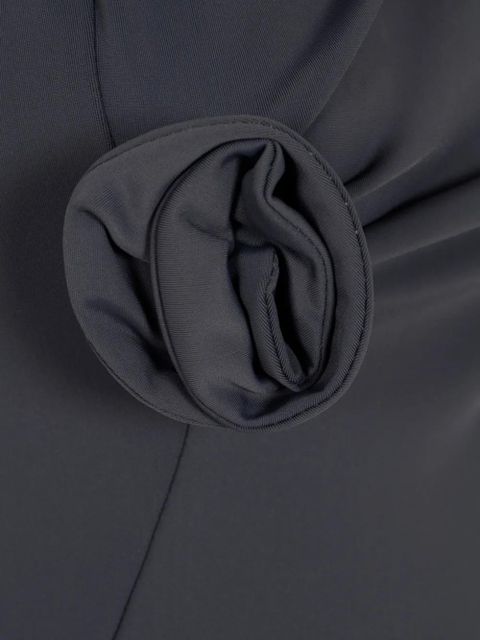 Coperni sleeveless asymmetric dress - Black