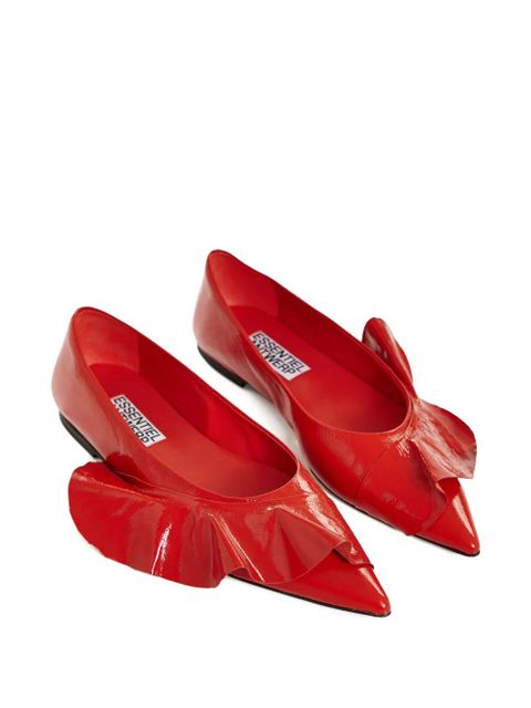 Essentiel Antwerp ruffled pumps - Red - zdjęcie produktu nr 2