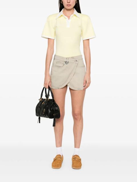 Coperni denim mini skirt - Grey