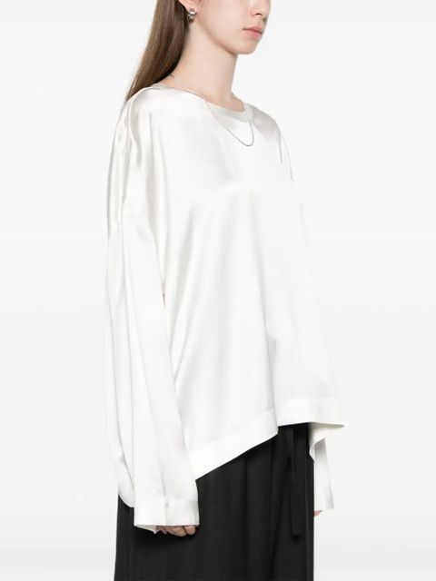 TOTEME round-neck blouse - White
