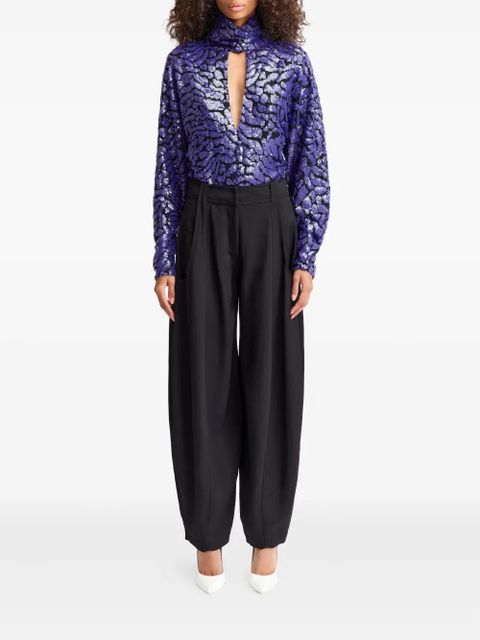 16Arlington Olamo lace sequinned top - Purple