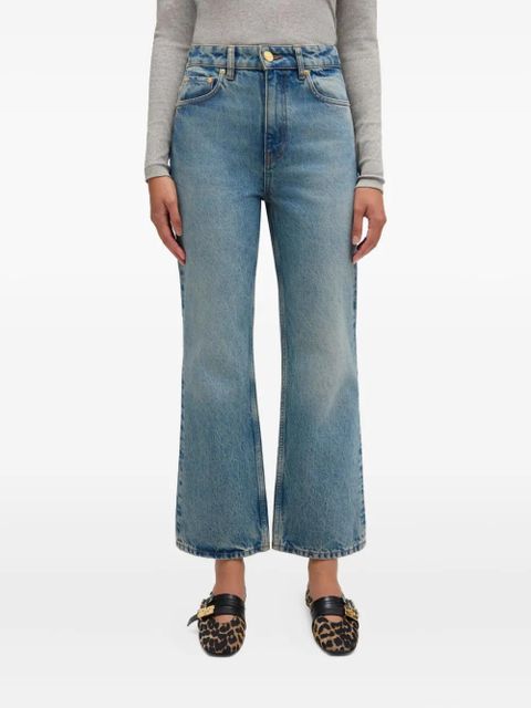 GANNI five-pocket denim - Blue