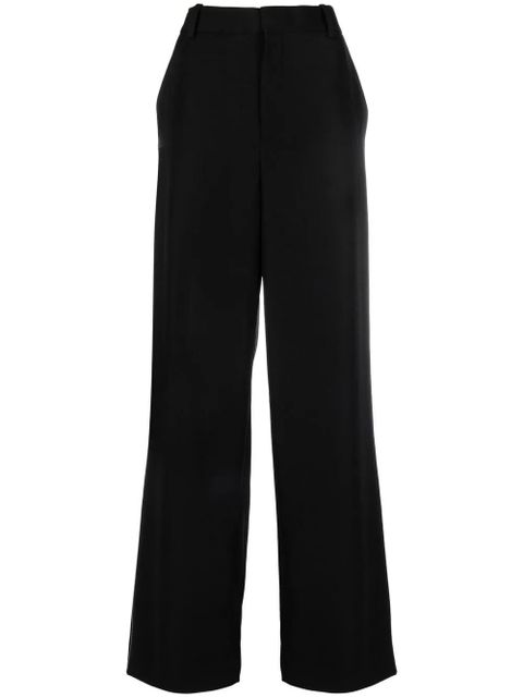 Balmain mid-rise wide-leg trousers - Black - zdjęcie produktu nr 1