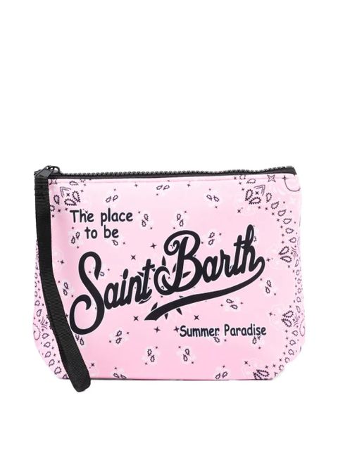 MC2 Saint Barth Aline bandana-print pouch - Pink - zdjęcie produktu nr 1