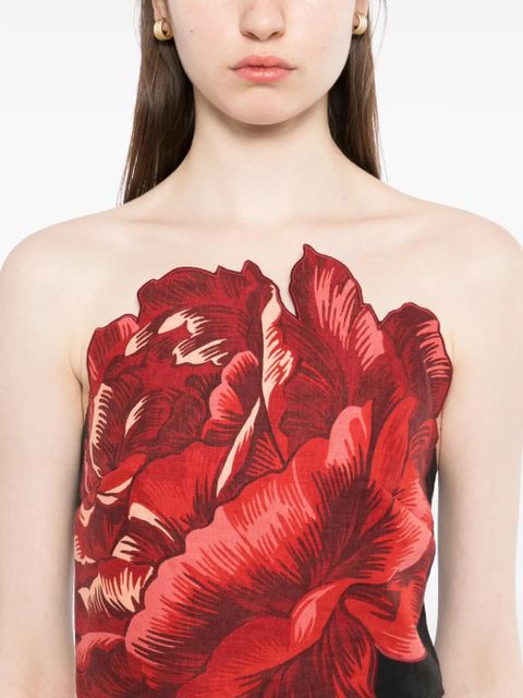 FARM Rio Rosalia Artisanal maxi dress - Black