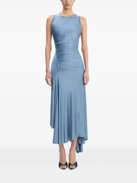 Victoria Beckham Twisted stone dress - Blue