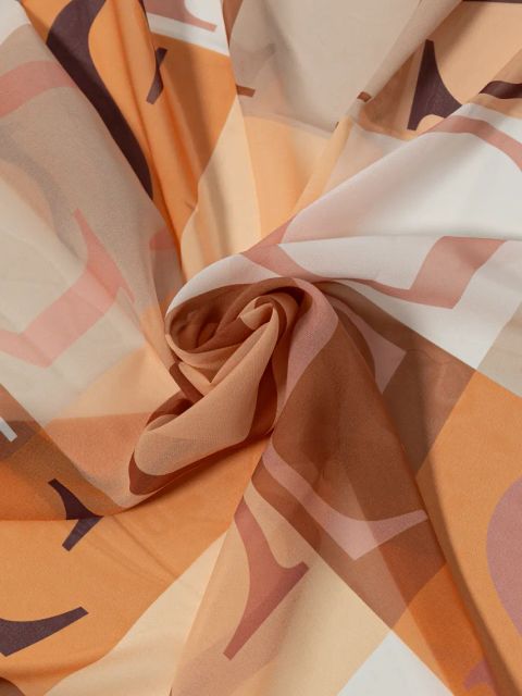 Guess chusta damska kolor beżowy wzorzysta AW5295 SIL12