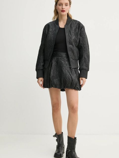 MUNTHE kurtka bomber skórzana FERRIL - zdjęcie produktu nr 2