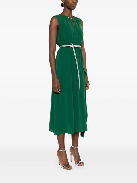 Max Mara sleeveless belted dress - Green - zdjęcie produktu nr 2