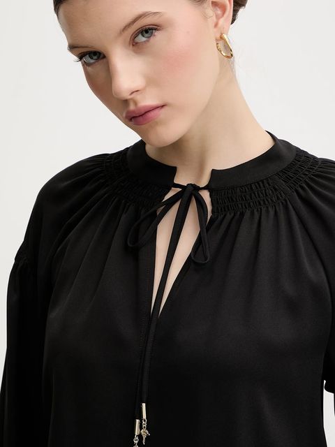 Joop! bluzka damska kolor czarny gładka 30100470