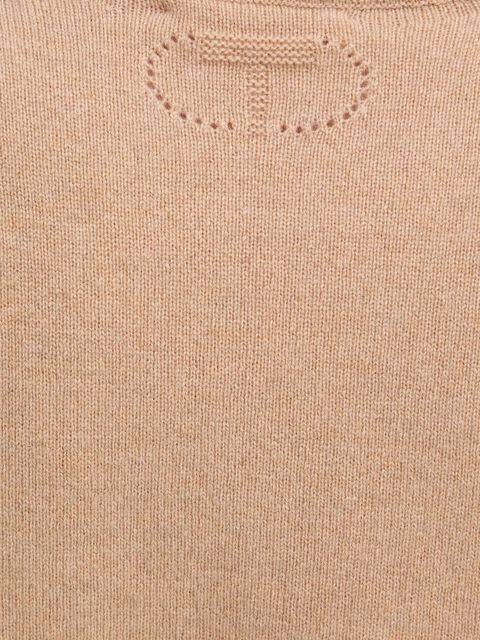 Twinset sweter wełniany damski kolor beżowy lekki 252TP3495