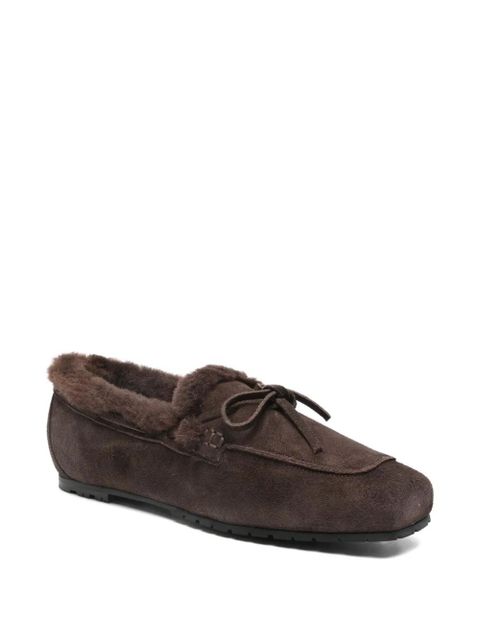 Aeyde suede loafers - Brown