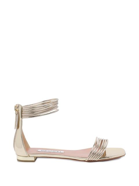 Aquazzura Sway zip sandals - Gold - zdjęcie produktu nr 1