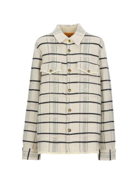 Guest In Residence plaid work shirt - Neutrals - zdjęcie produktu nr 1