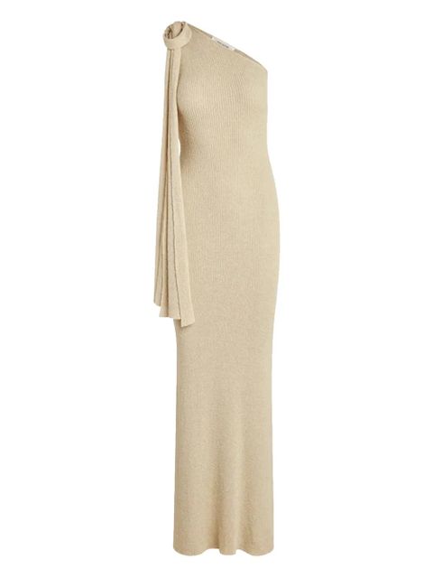 Aya Muse one-shoulder Dara maxi dress - Neutrals - zdjęcie produktu nr 1