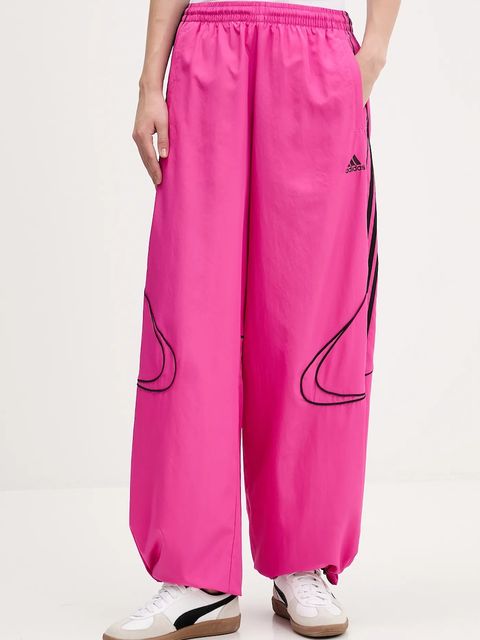 adidas Originals spodnie dresowe Teamgeist damskie kolor różowy z aplikacją JV7481