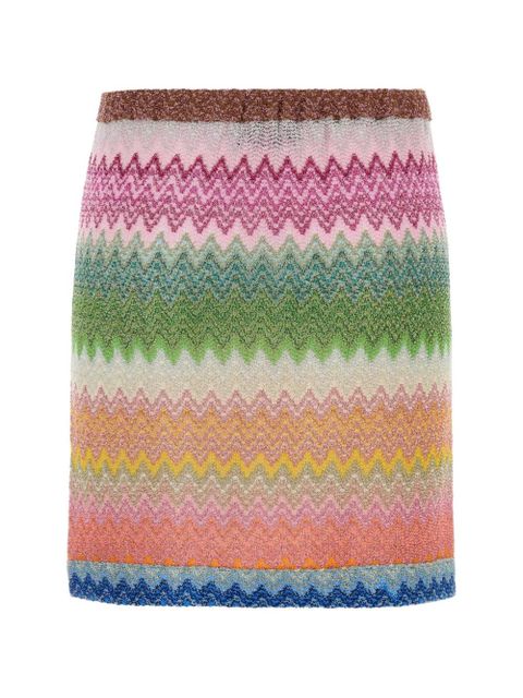 Missoni embroidered mini skirt - Pink - zdjęcie produktu nr 2