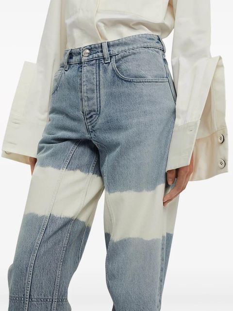 Jil Sander high-waist colour-block jeans - Blue