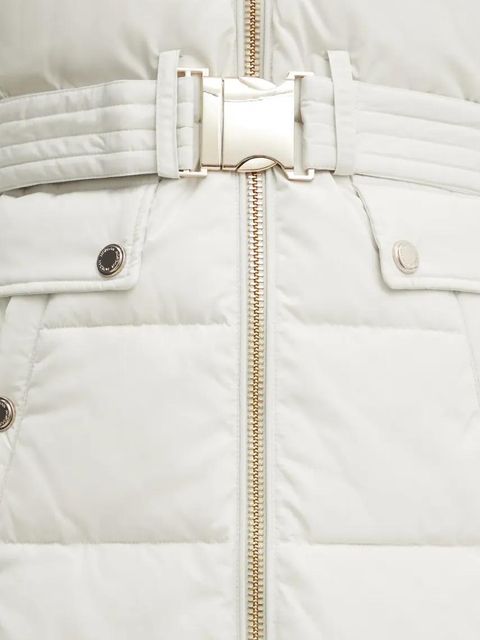 Morgan kurtka puchowa GARENA damska kolor beżowy zimowa GARENA