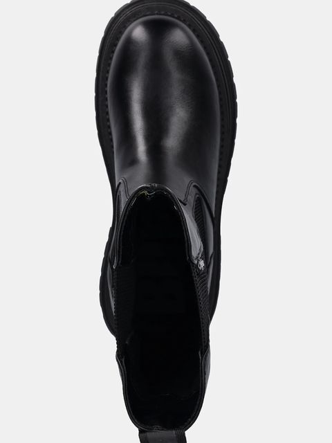 Buffalo sztyblety Lennox Chelsea Hi kolor czarny na platformie 1270136-BLK