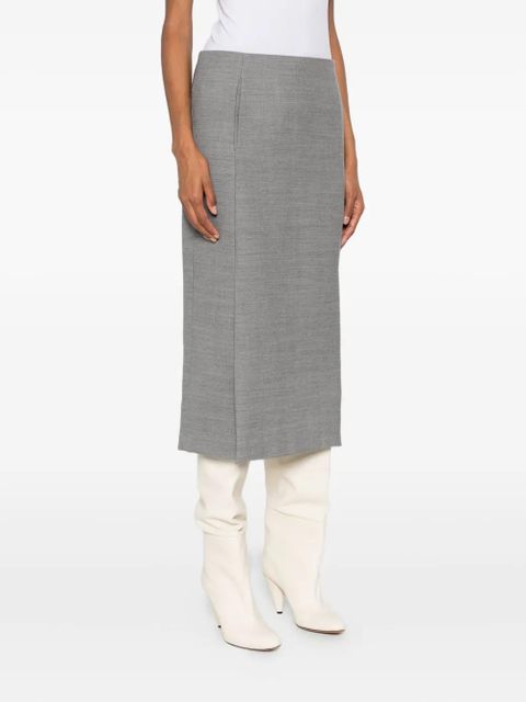 ENTIRE STUDIOS straight skirt - Grey