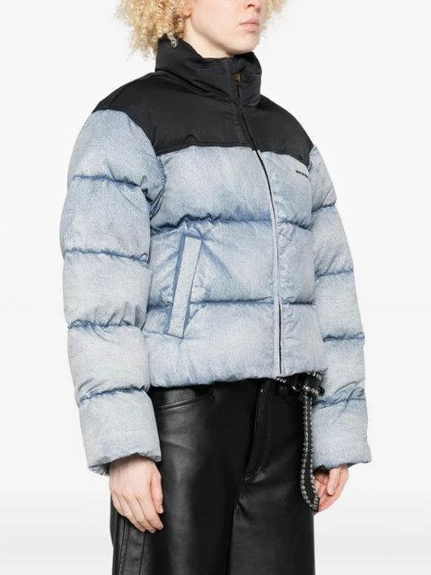 Alexander Wang quilted puffer jacket - Blue
