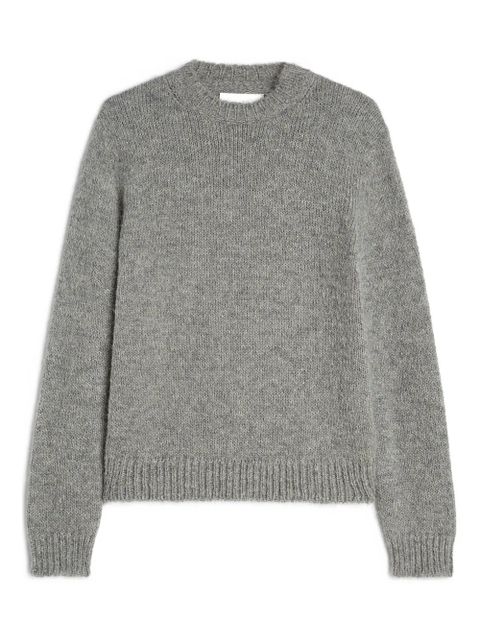 Jil Sander ribbed-cuff alpaca-wool-blend sweater - Grey - zdjęcie produktu nr 1