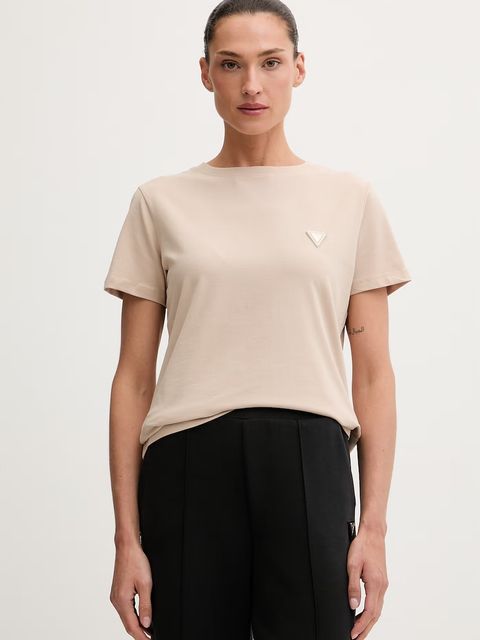 Guess T-shirt damski bawełniany z elastanem COLETTE - zdjęcie produktu nr 1