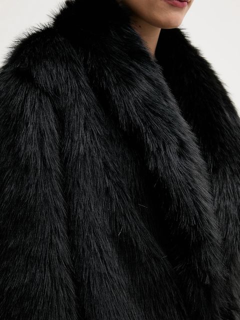 Sandro Ferrone płaszcz kolor czarny S15YBFGENNY