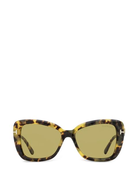 TOM FORD Eyewear Maeve butterfly-frame sunglasses - Brown - zdjęcie produktu nr 1