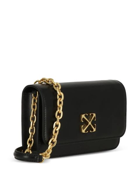 Off-White chain-link shoulder bag - Black