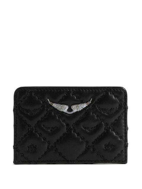 Zadig&Voltaire quilted logo-plaque cardholder - Black - zdjęcie produktu nr 1