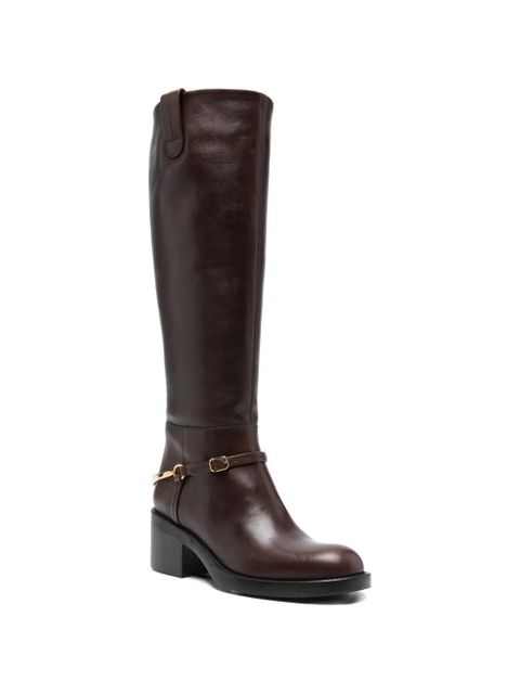 Chloé Dakota round-toe strap boots - Brown - zdjęcie produktu nr 2