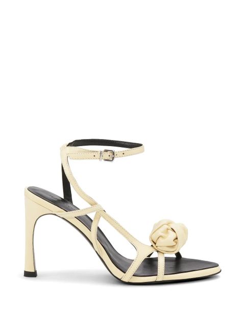 ROTATE BIRGER CHRISTENSEN Knot leather sandals - Neutrals - zdjęcie produktu nr 1