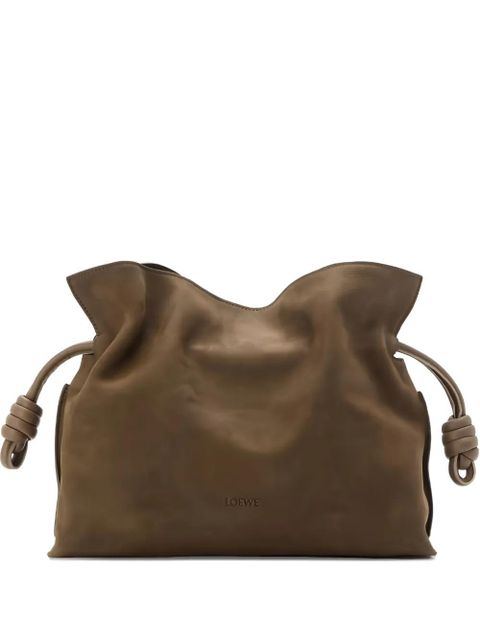 LOEWE medium Flamenco clutch - Brown - zdjęcie produktu nr 1
