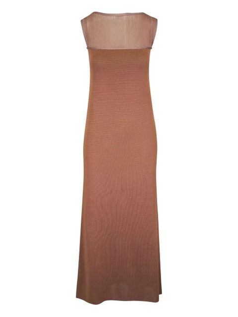 KHAITE sleeveless dress - Brown - zdjęcie produktu nr 1