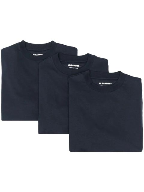 Jil Sander crew-neck T-shirt (pack of three) - Blue - zdjęcie produktu nr 1