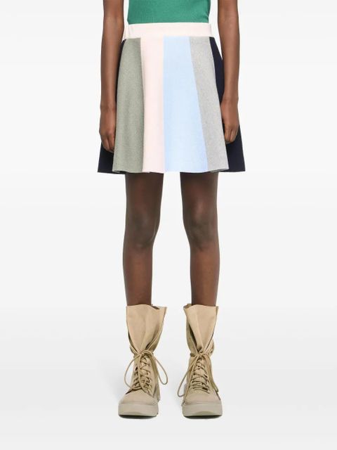 JW Anderson striped mini skirt - Pink